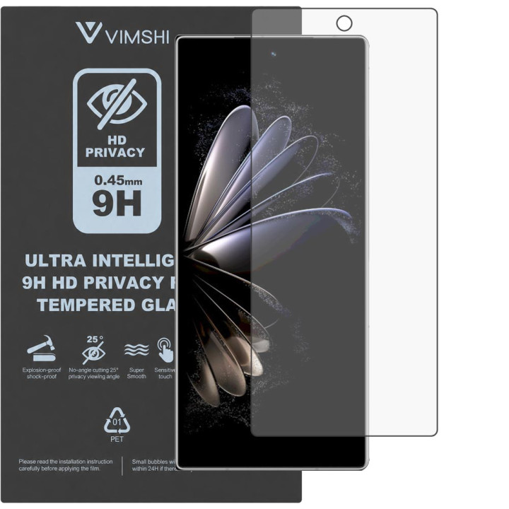 Противоударная защитная пленка антишпион Vimshi Ultra 9H Privacy Flex для Xiaomi Mix Fold 2