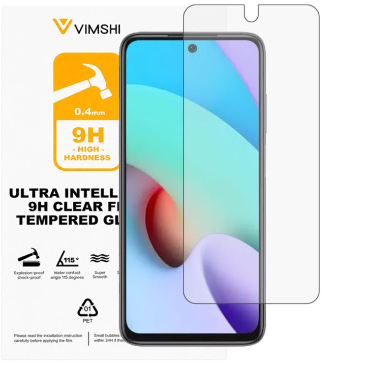 Противоударная защитная пленка Vimshi Ultra 9H Clear Flex для Xiaomi Redmi 10
