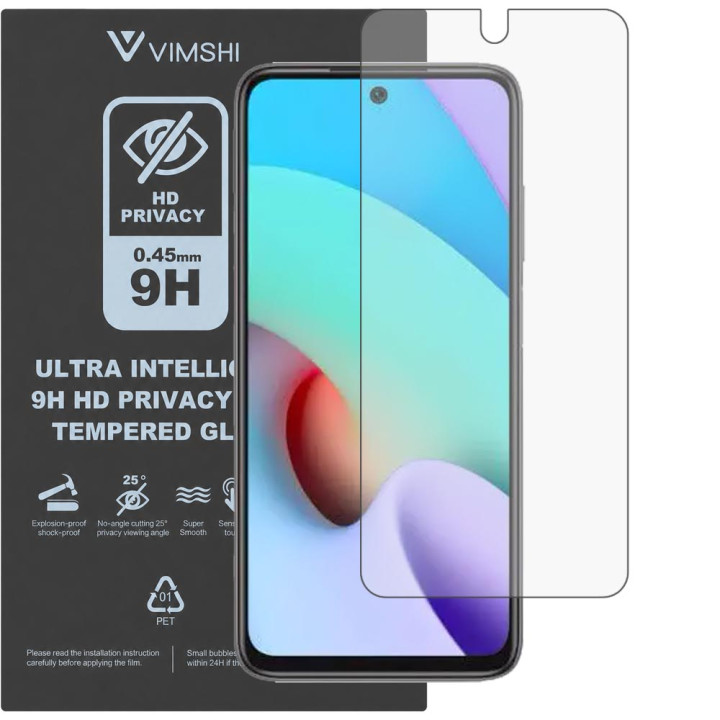 Протиударна захисна плівка антишпигун Vimshi Ultra 9H Privacy Flex для Redmi 10