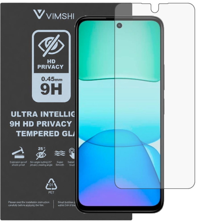 Протиударна захисна плівка антишпигун Vimshi Ultra 9H Privacy Flex для Redmi 13