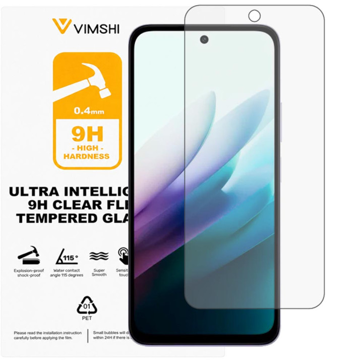 Протиударна захисна плівка Vimshi Ultra 9H Clear Flex для Xiaomi Redmi 15
