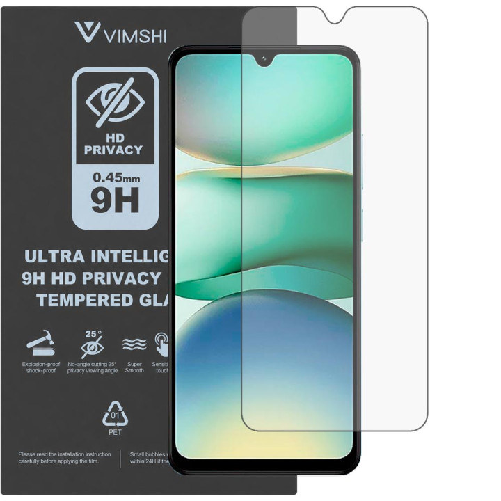 Противоударная защитная пленка антишпион Vimshi Ultra 9H Privacy Flex для Redmi A5
