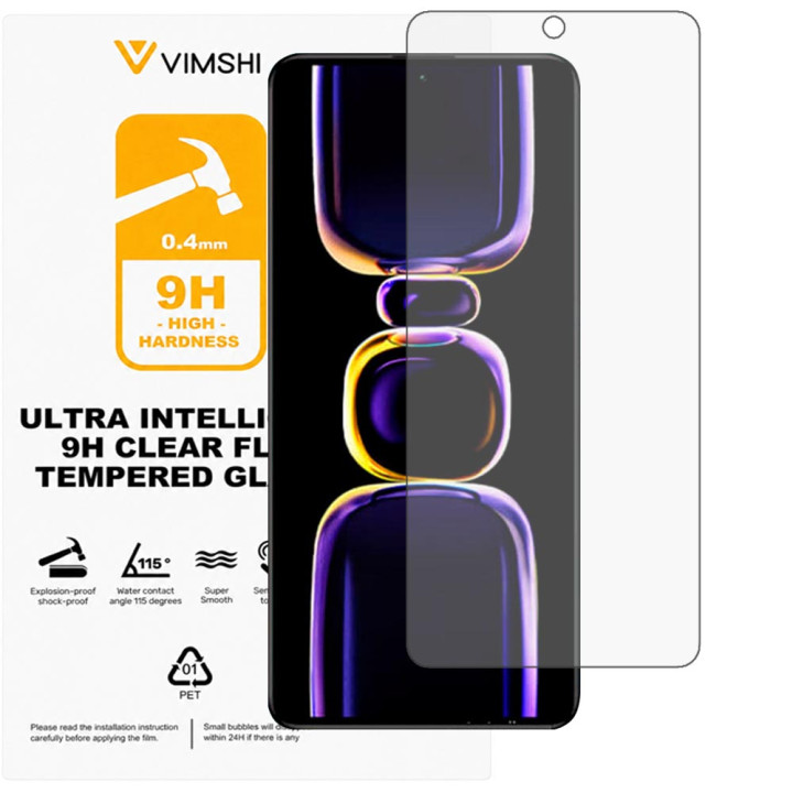 Протиударна захисна плівка Vimshi Ultra 9H Clear Flex для Xiaomi Redmi K60 Pro