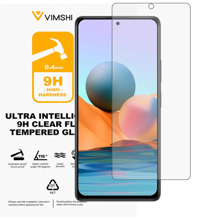 Протиударна захисна плівка Vimshi Ultra 9H Clear Flex для Xiaomi Redmi Note 10 Pro