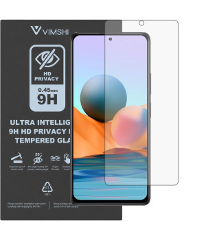 Противоударная защитная пленка антишпион Vimshi Ultra 9H Privacy Flex для Redmi Note 10 Pro