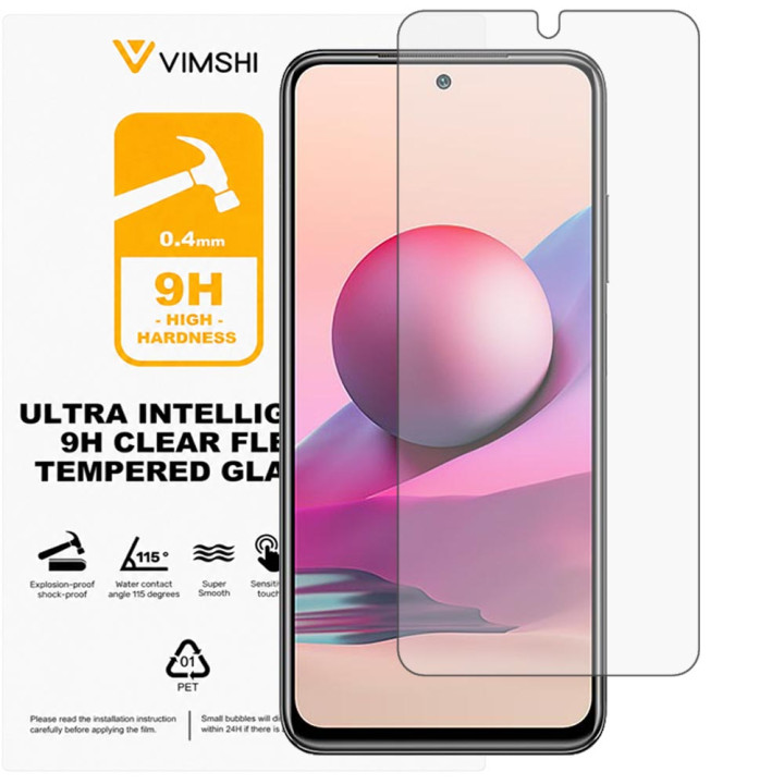 Протиударна захисна плівка Vimshi Ultra 9H Clear Flex для Xiaomi Redmi Note 10S