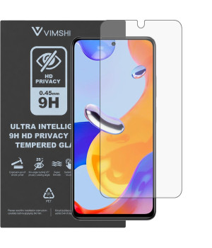 Противоударная защитная пленка антишпион Vimshi Ultra 9H Privacy Flex для Redmi Note 11 Pro