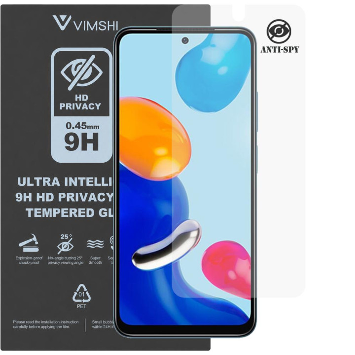 Протиударна захисна плівка антишпигун Vimshi Ultra 9H Privacy Flex для Redmi Note 11