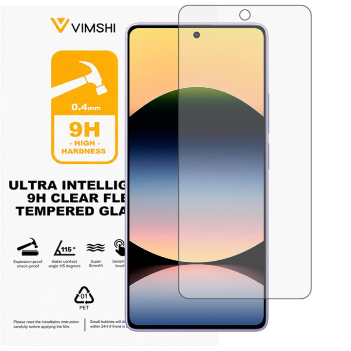 Протиударна захисна плівка Vimshi Ultra 9H Clear Flex для Xiaomi Redmi Note 15