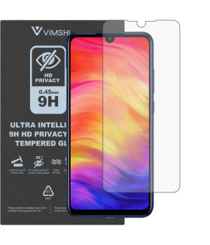 Противоударная защитная пленка антишпион Vimshi Ultra 9H Privacy Flex для Redmi Note 7 Pro