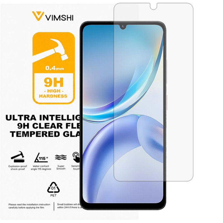 Протиударна захисна плівка Vimshi Ultra 9H Clear Flex для ZTE Blade A36