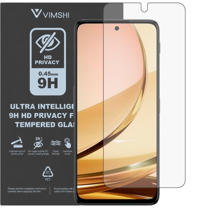 Протиударна захисна плівка антишпигун Vimshi Ultra 9H Privacy Flex для ZTE Nubia Focus Pro