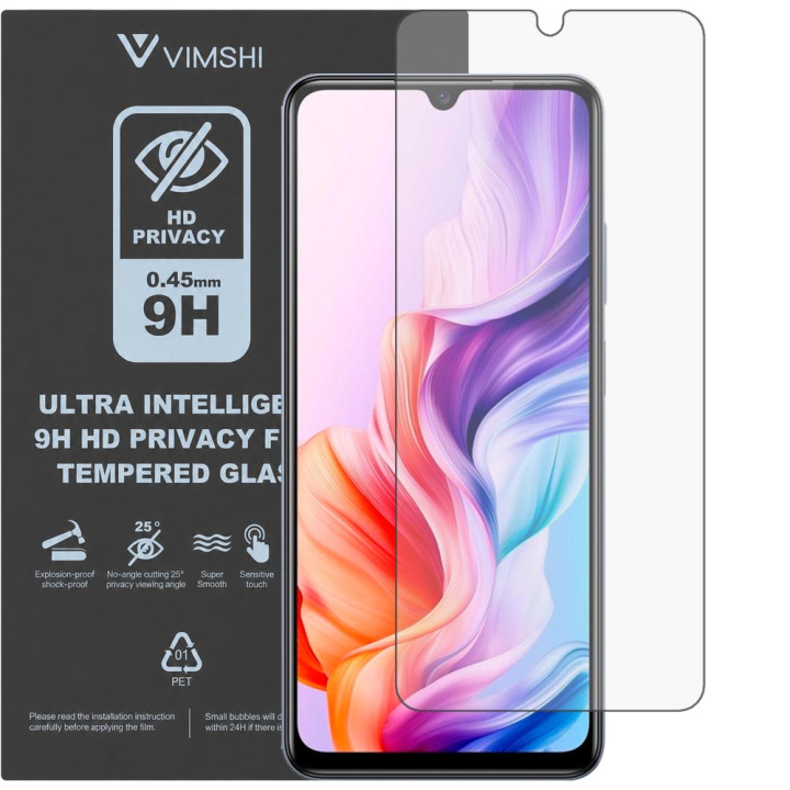 Протиударна захисна плівка антишпигун Vimshi Ultra 9H Privacy Flex для ZTE Nubia V70 Max