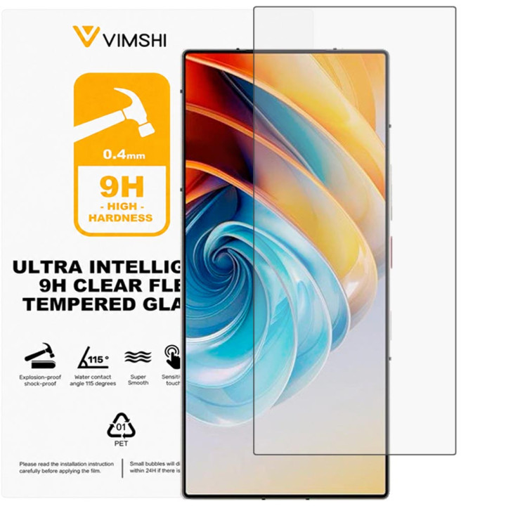 Противоударная защитная пленка Vimshi Ultra 9H Clear Flex для ZTE Nubia Z60 Ultra