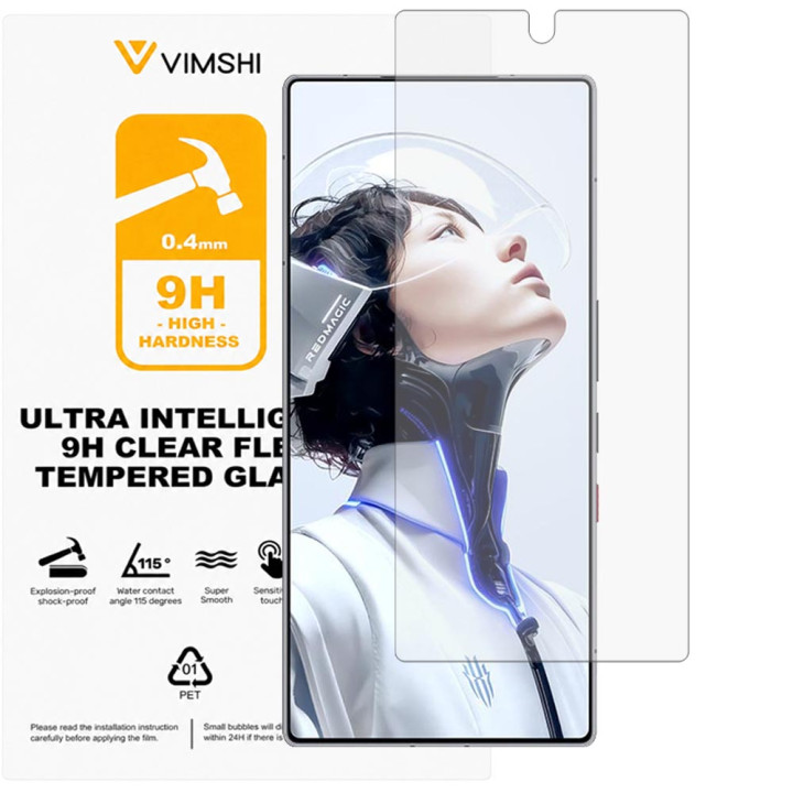 Противоударная защитная пленка Vimshi Ultra 9H Clear Flex для ZTE REDMAGIC 11 Pro